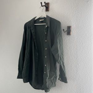 Dark Teal XL Button Down Shirt